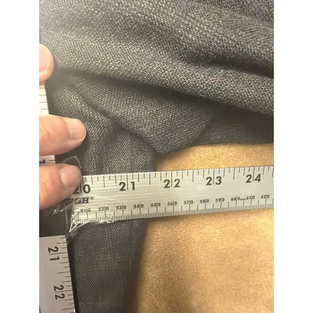 VTG Brooke & Deane Blazer Mens 42 R Gray Wool Sport Coat Jacket 21.5 Pit to Pit
